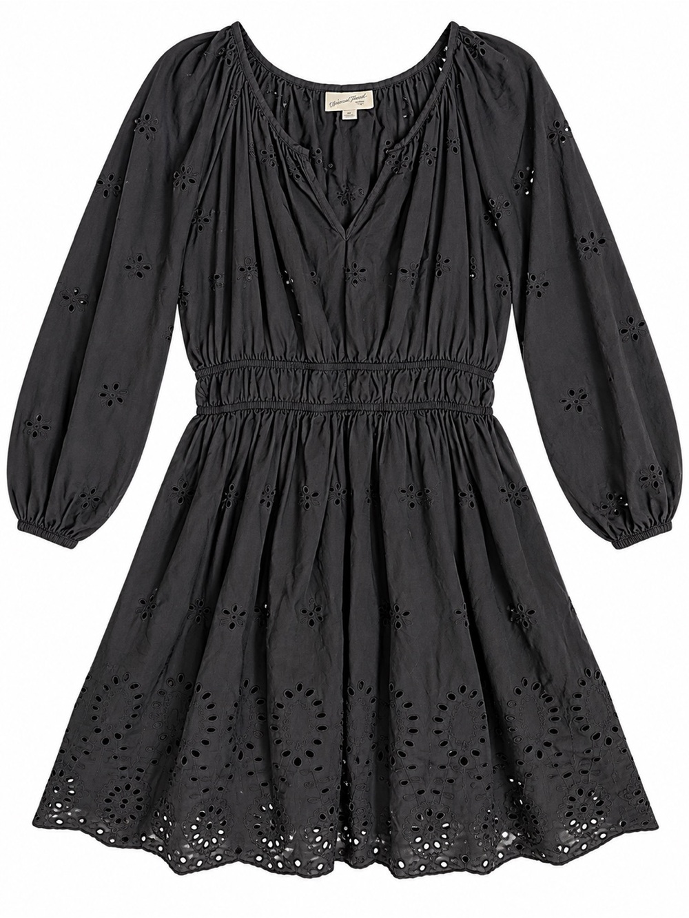 Universal Thread Black Eyelet Long Sleeve Dress – Women’s XXL